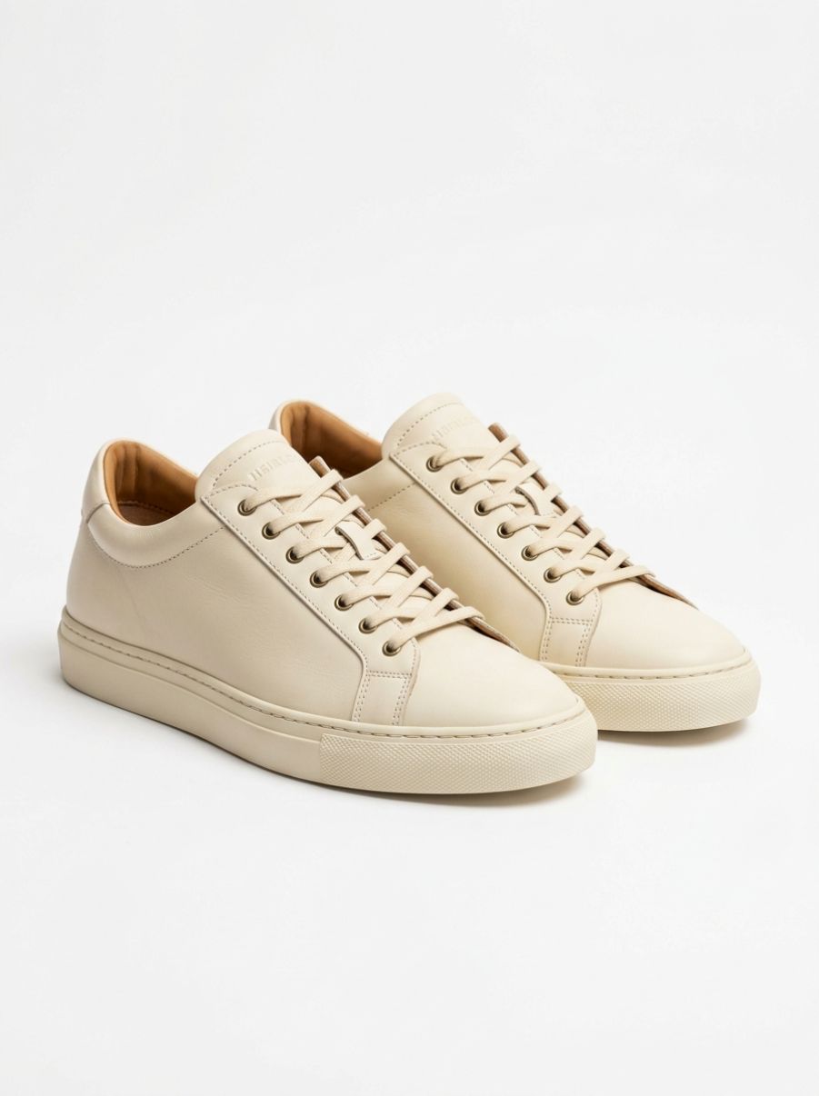 Minimalist Heirloom Calfskin Sneakers