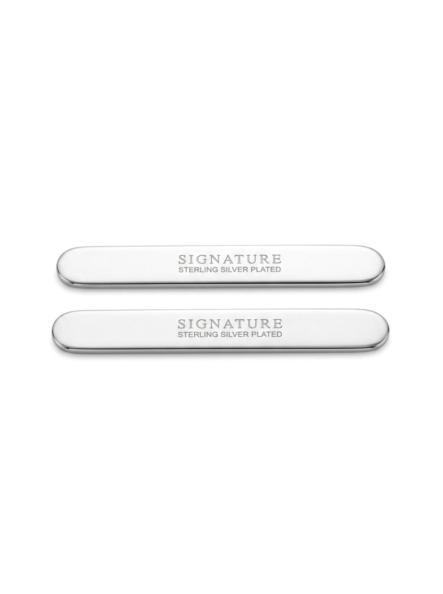 Signature Silver-Plated Collar Stays